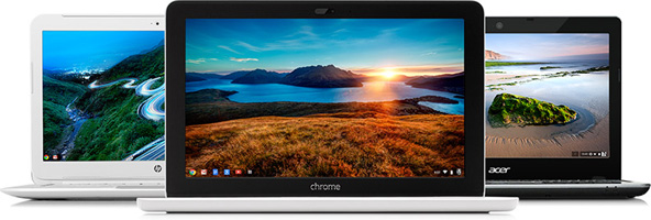 Examples of Chromebook devices